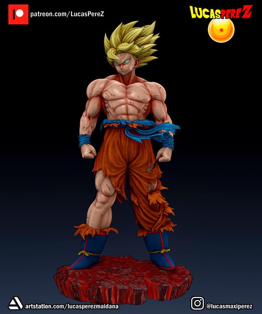 P站图纸印象馆 Lucas Perez 龙珠 悟空 Lucas Perez 龙珠 悟空