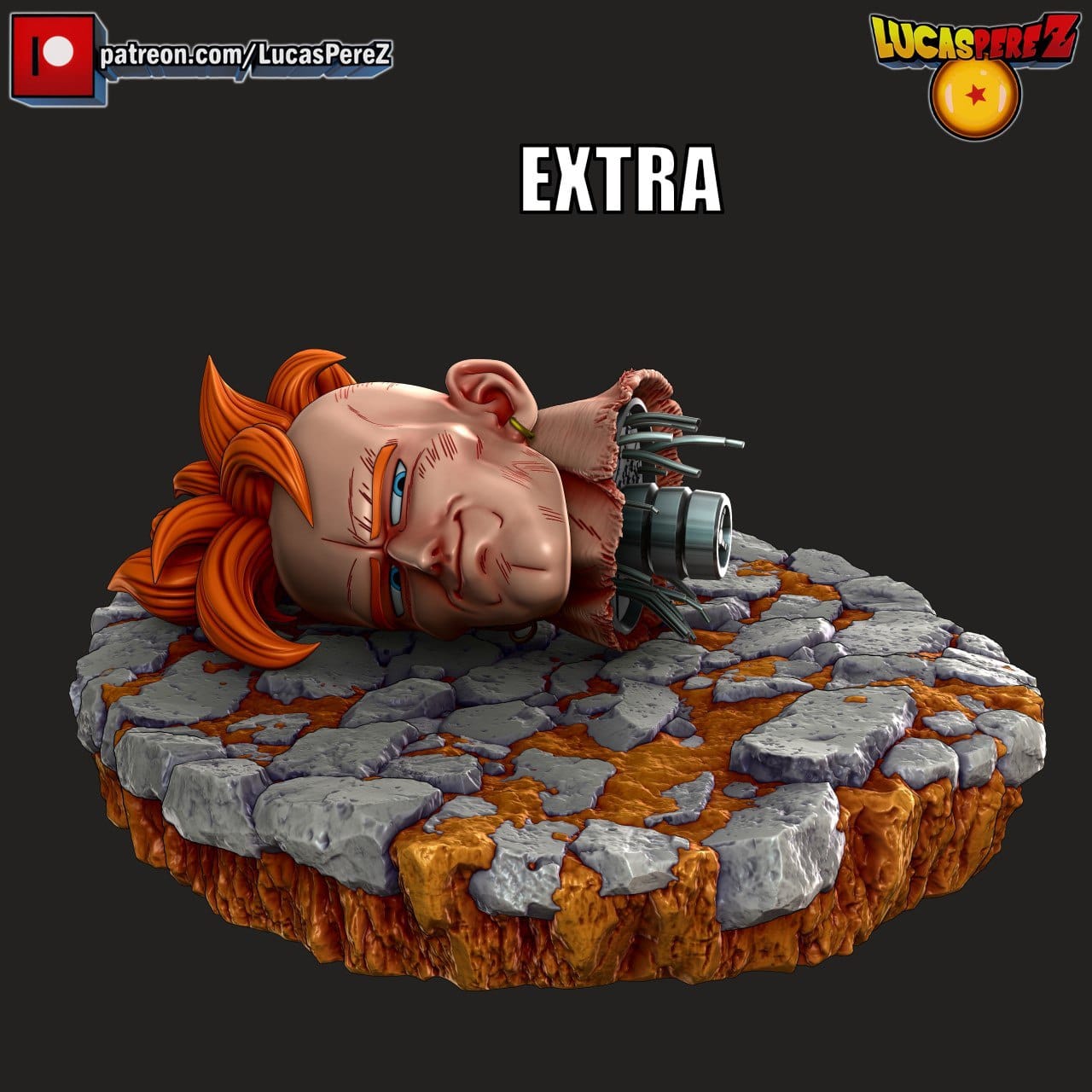 P站图纸印象馆 Lucas Perez 龙珠 人造人16号 Lucas Perez 龙珠 人造人16号