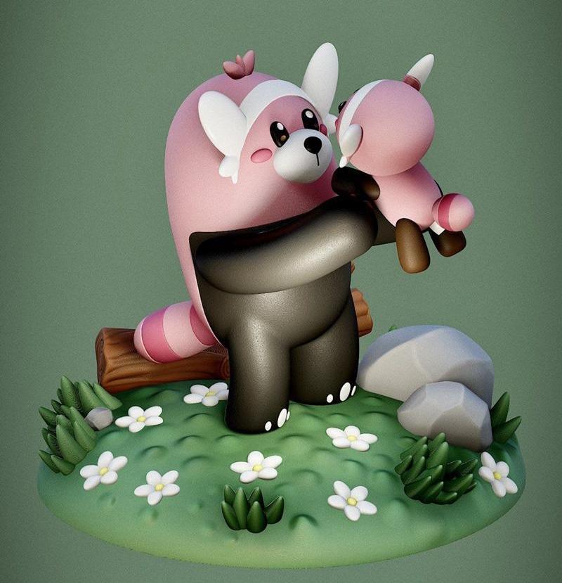 P站图纸印象馆 童偶熊和穿着熊 童偶熊和穿着熊