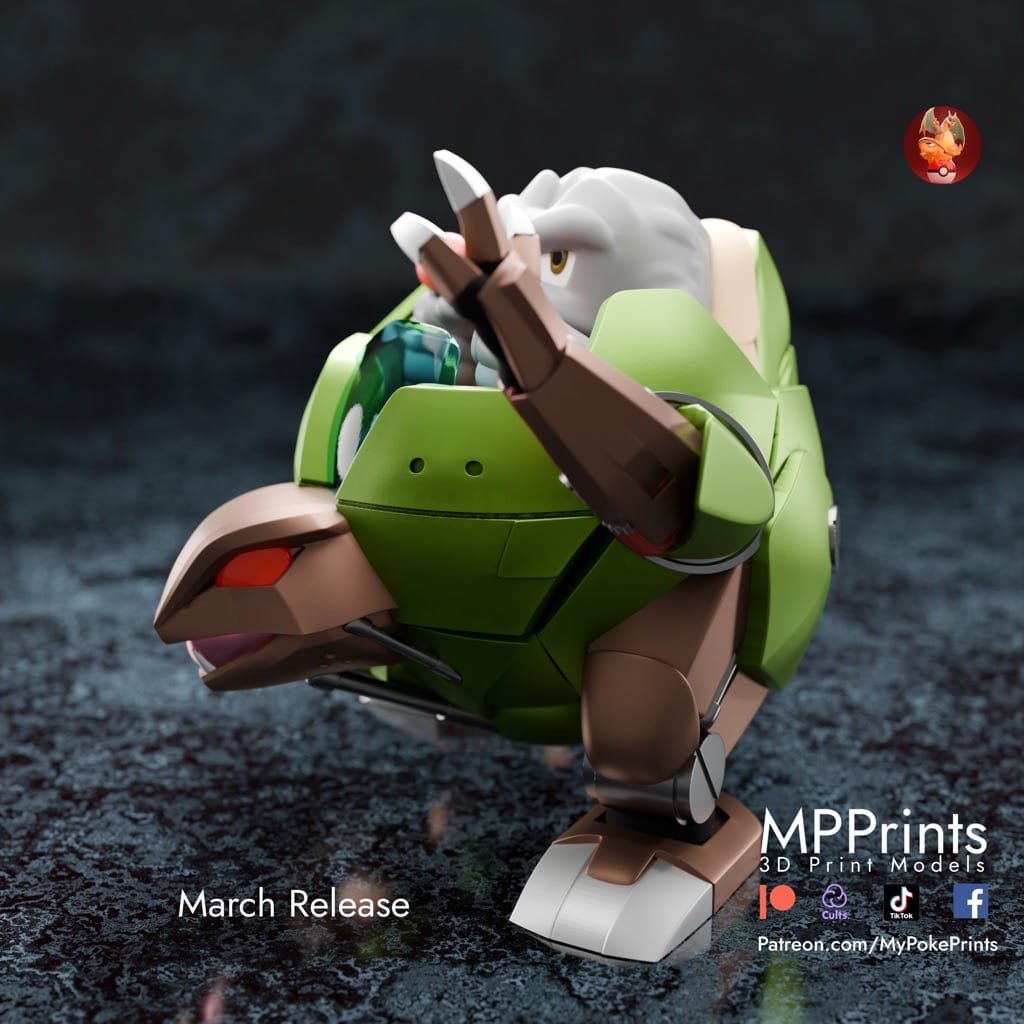 P站图纸印象馆 口袋妖怪 机甲机器人 口袋妖怪 机甲机器人