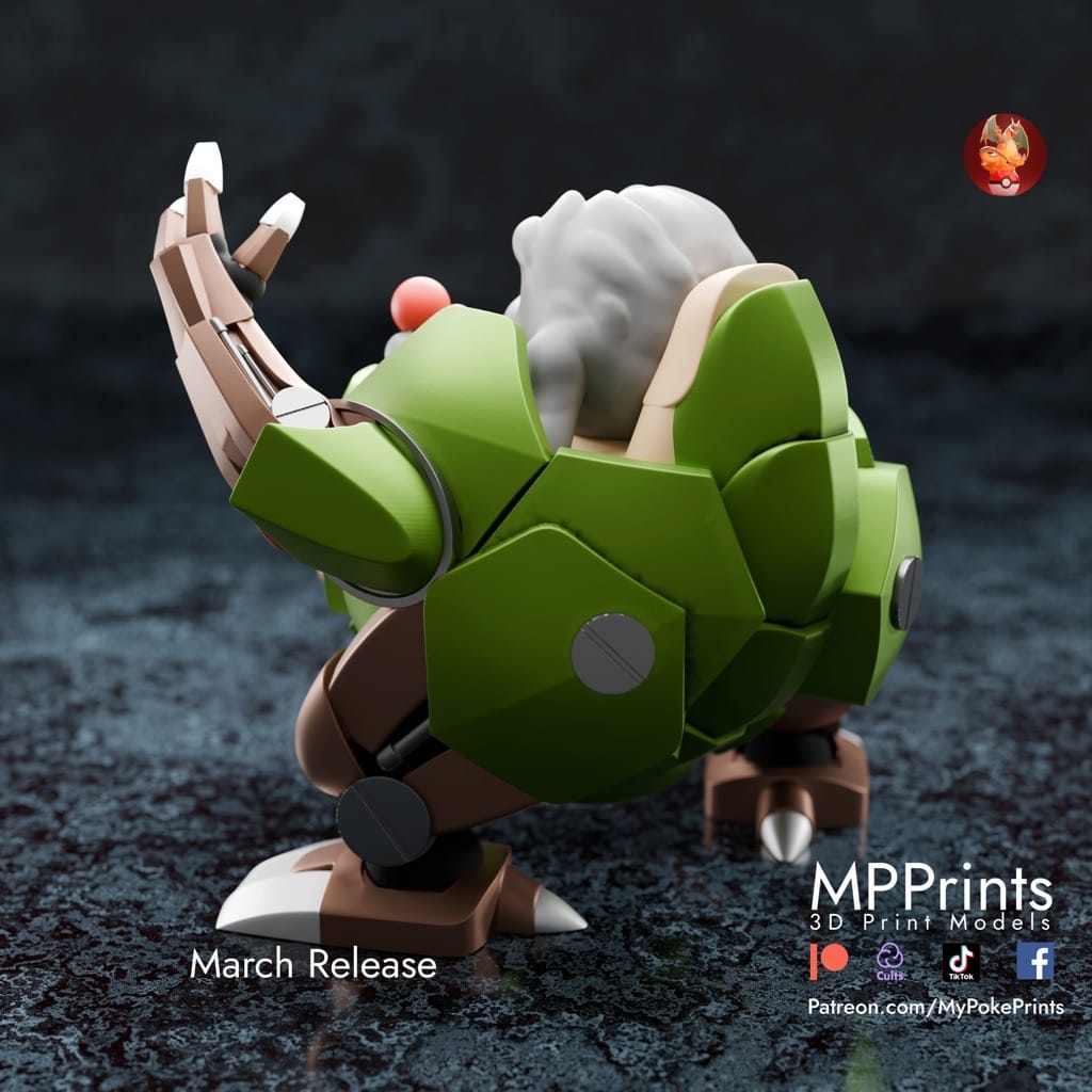 P站图纸印象馆 口袋妖怪 机甲机器人 口袋妖怪 机甲机器人