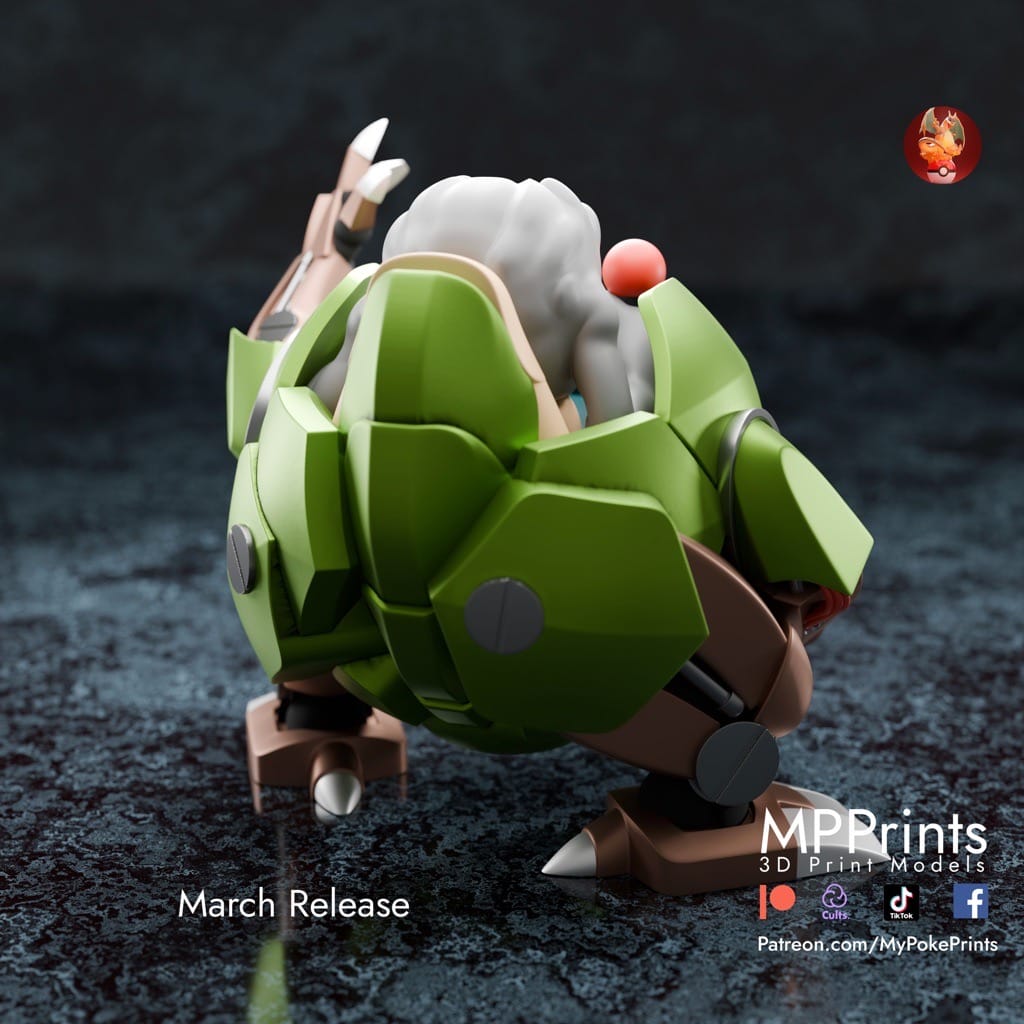 P站图纸印象馆 口袋妖怪 机甲机器人 口袋妖怪 机甲机器人