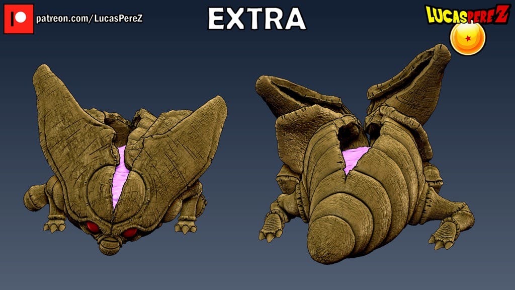 P站图纸印象馆 Lucas Perez 龙珠 沙鲁虫茧 Lucas Perez 龙珠 沙鲁虫茧