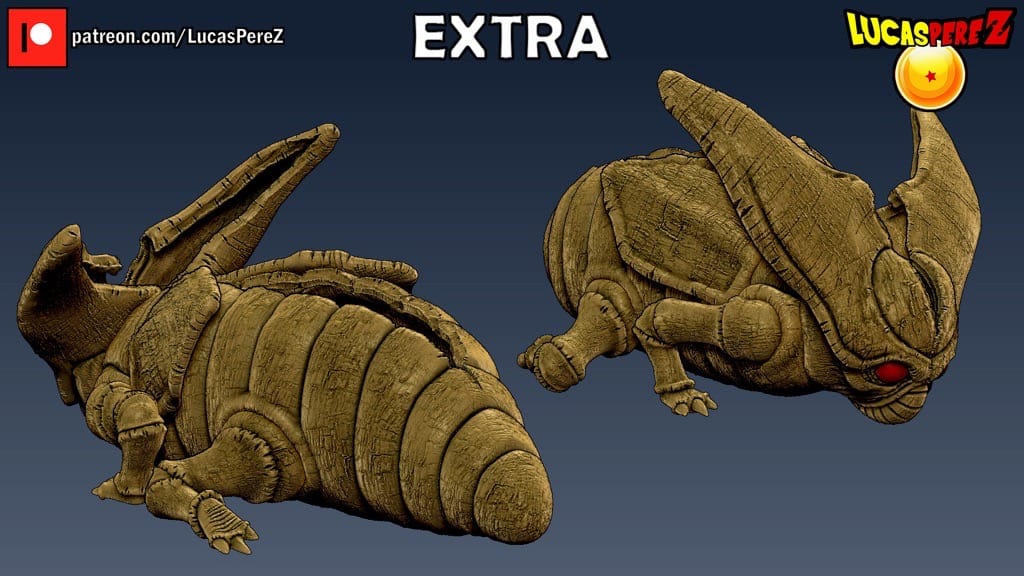 P站图纸印象馆 Lucas Perez 龙珠 沙鲁虫茧 Lucas Perez 龙珠 沙鲁虫茧