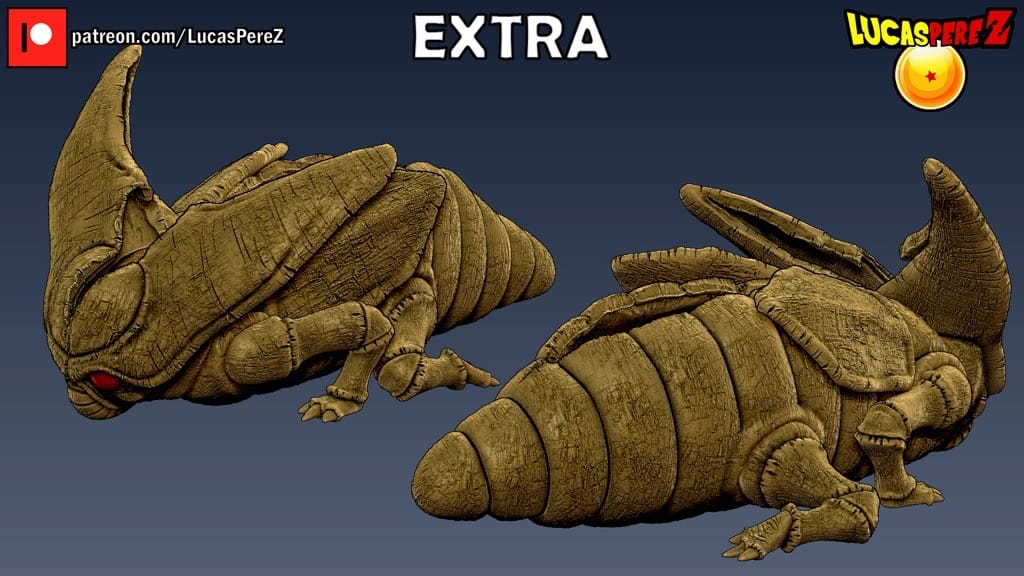 P站图纸印象馆 Lucas Perez 龙珠 沙鲁虫茧 Lucas Perez 龙珠 沙鲁虫茧