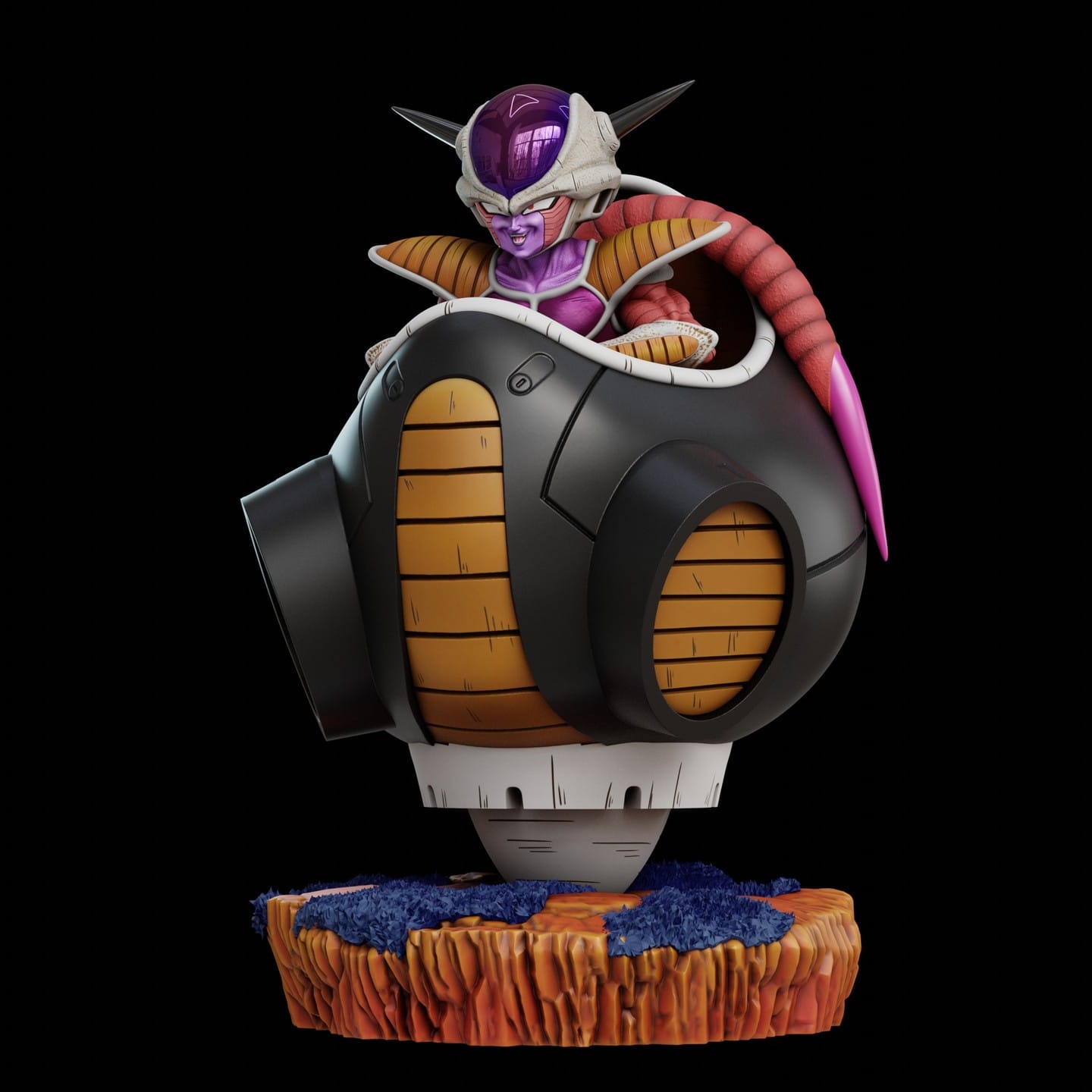 P站图纸印象馆 Black Towe 龙珠 弗利萨 Black Towe 龙珠 弗利萨