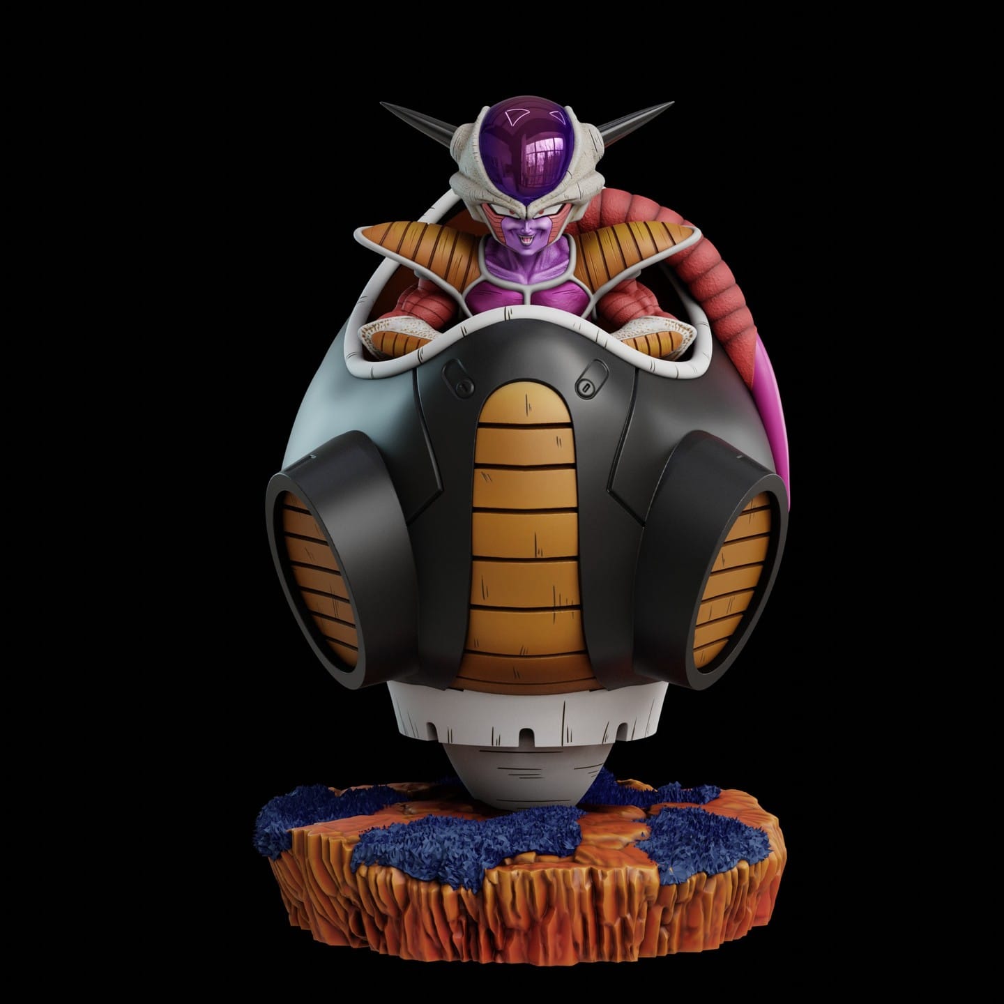 P站图纸印象馆 Black Towe 龙珠 弗利萨 Black Towe 龙珠 弗利萨