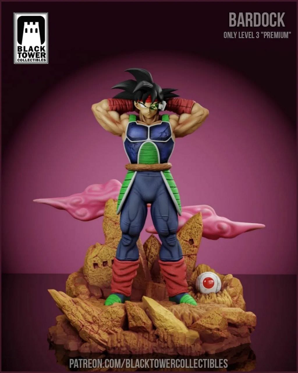 P站图纸印象馆 Black Towe 龙珠 巴达克 Black Towe 龙珠 巴达克