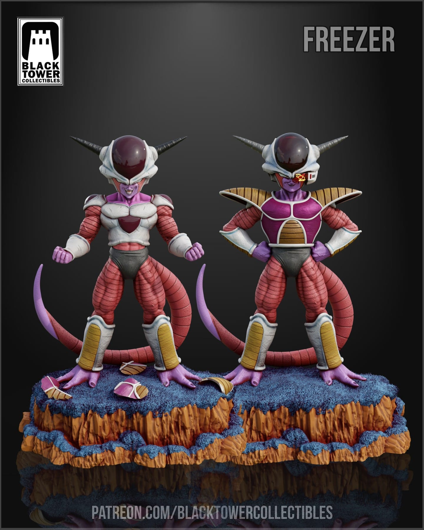 P站图纸印象馆 Black Towe 龙珠 弗利萨 Black Towe 龙珠 弗利萨