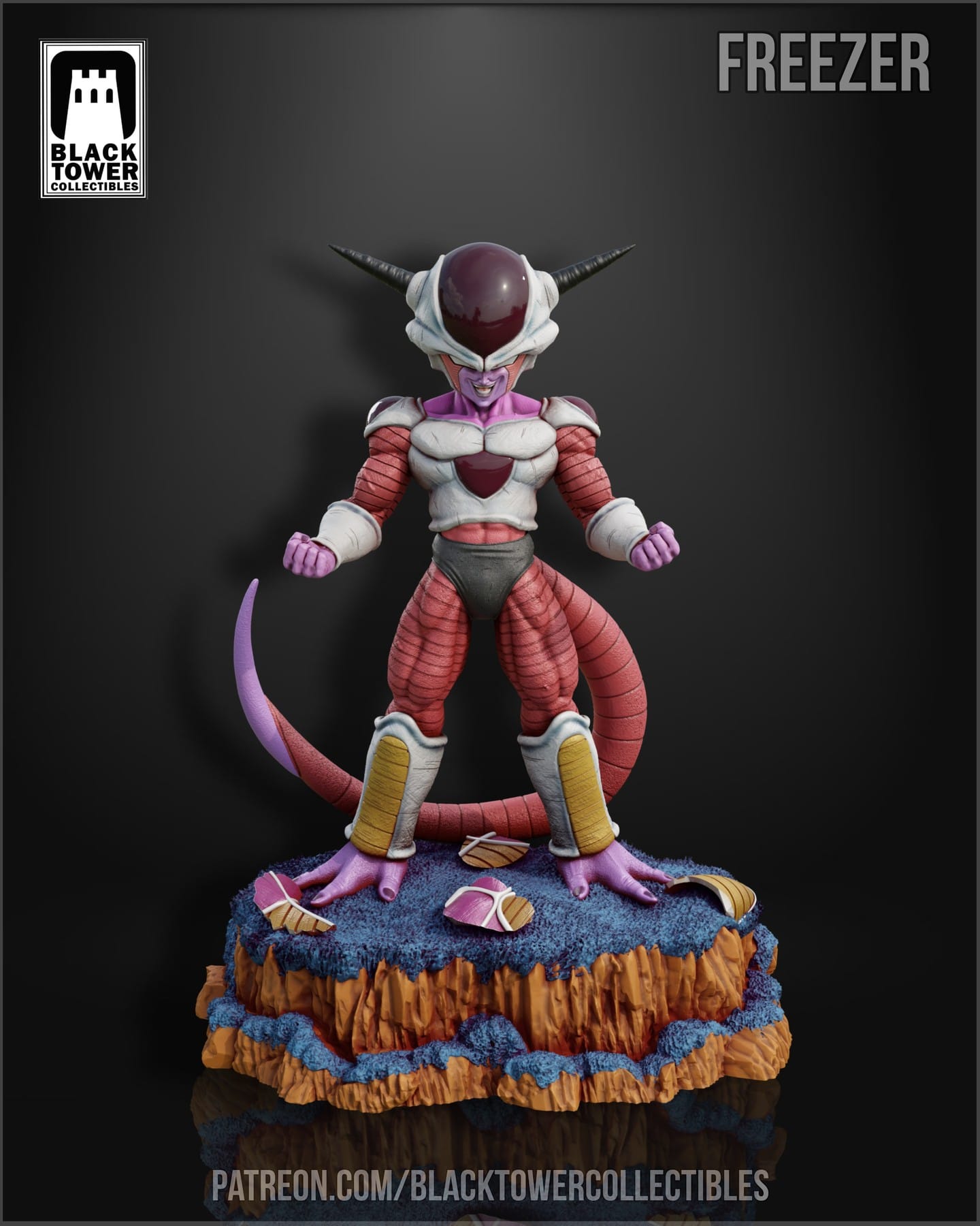 P站图纸印象馆 Black Towe 龙珠 弗利萨 Black Towe 龙珠 弗利萨