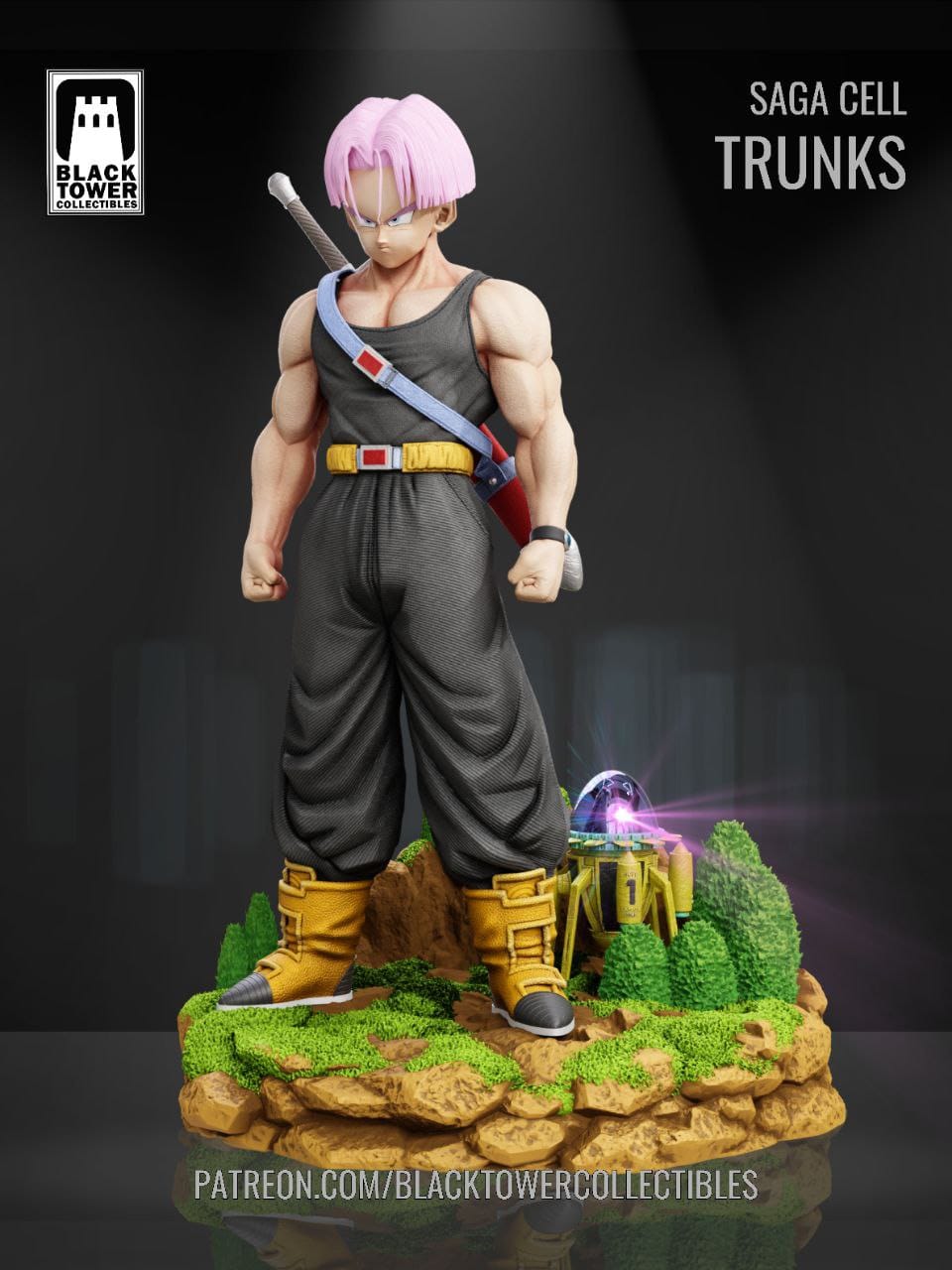 P站图纸印象馆 Black Towe 龙珠 特兰克斯 Black Towe 龙珠 特兰克斯