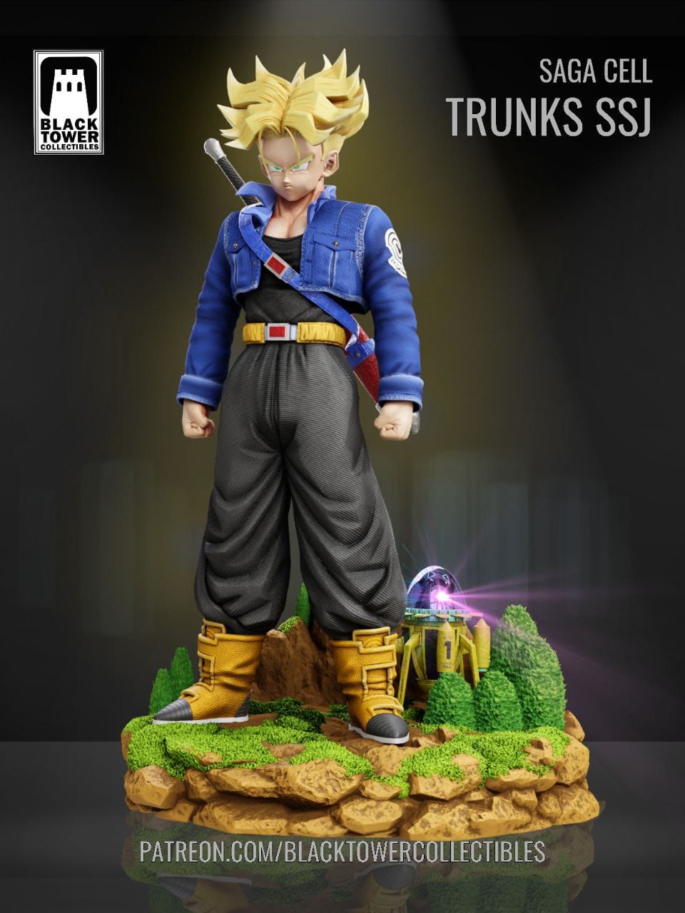 P站图纸印象馆 Black Towe 龙珠 特兰克斯 Black Towe 龙珠 特兰克斯