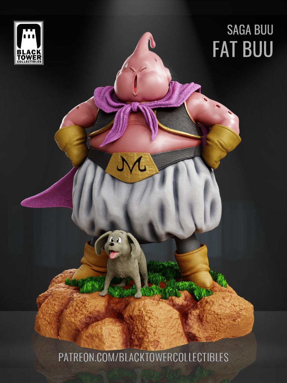 P站图纸印象馆 Black Towe 龙珠 魔人布欧 Black Towe 龙珠 魔人布欧