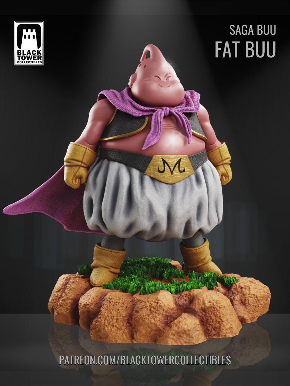 P站图纸印象馆 Black Towe 龙珠 魔人布欧 Black Towe 龙珠 魔人布欧