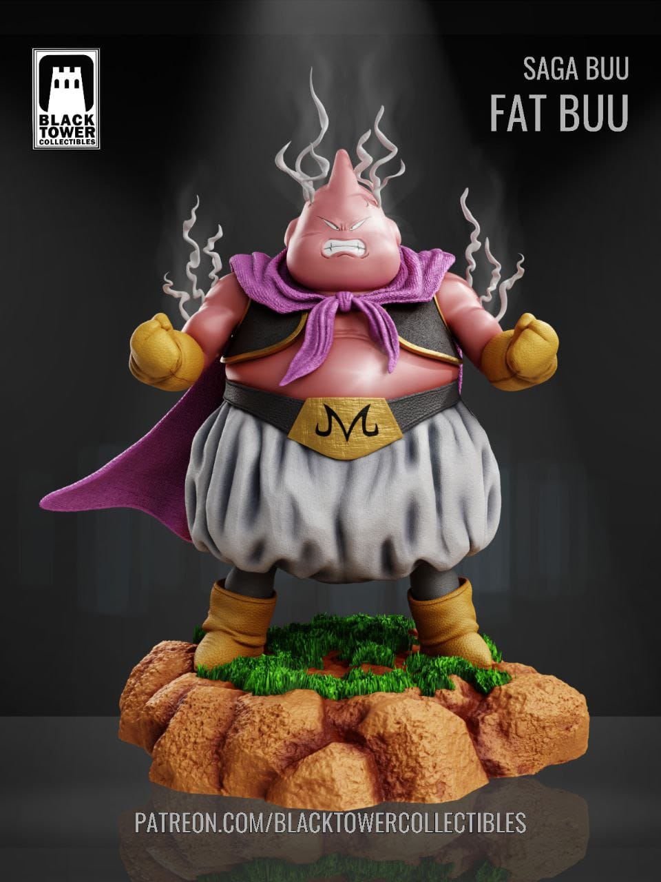 P站图纸印象馆 Black Towe 龙珠 魔人布欧 Black Towe 龙珠 魔人布欧