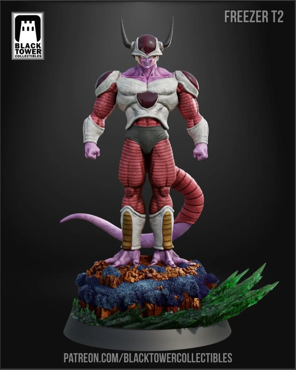 P站图纸印象馆 Black Towe 龙珠 弗利萨 Black Towe 龙珠 弗利萨