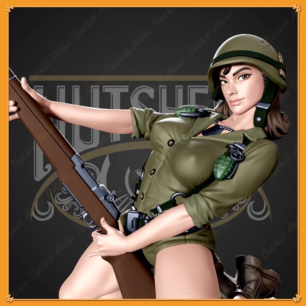 P站图纸印象馆 Nutshell Atelier 二战女兵 Nutshell Atelier 二战女兵