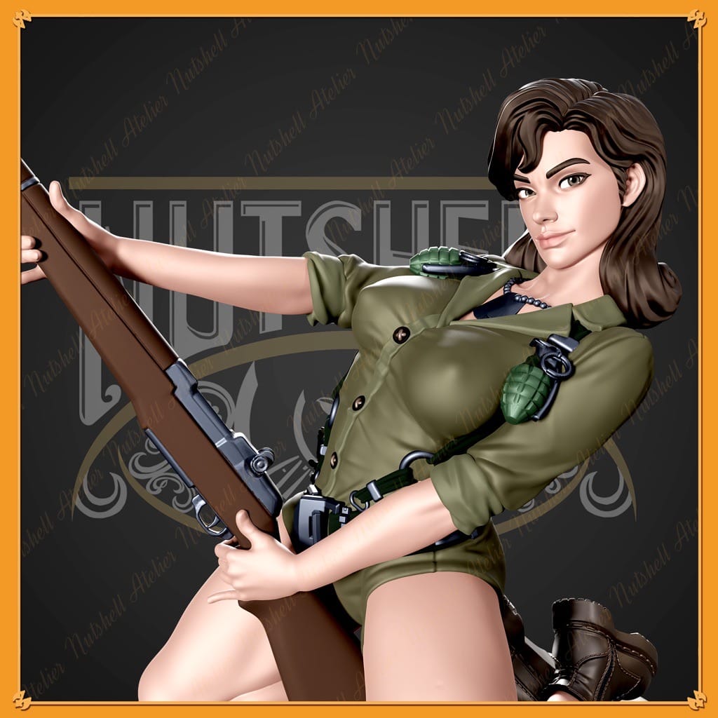 P站图纸印象馆 Nutshell Atelier 二战女兵 Nutshell Atelier 二战女兵