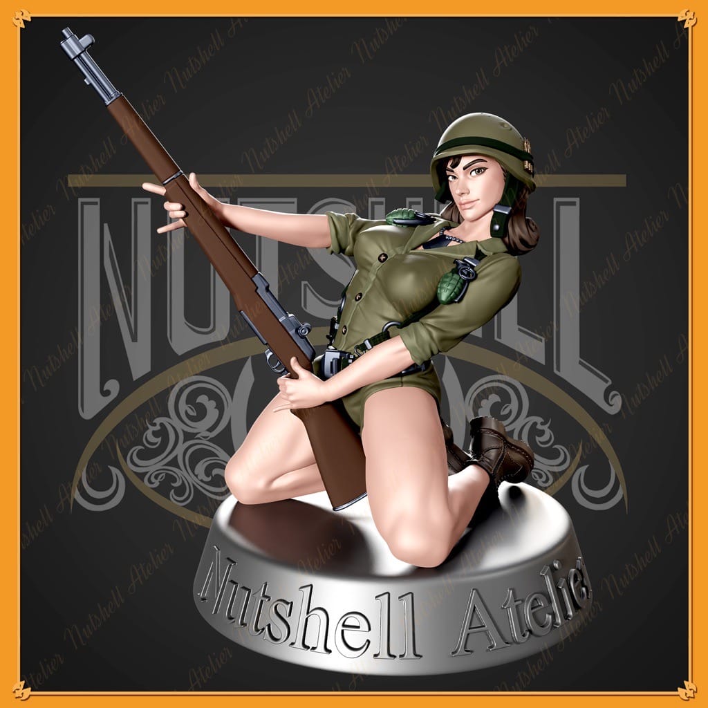 P站图纸印象馆 Nutshell Atelier 二战女兵 Nutshell Atelier 二战女兵