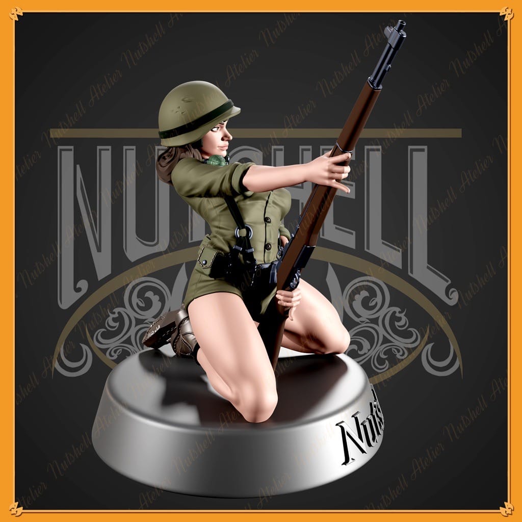 P站图纸印象馆 Nutshell Atelier 二战女兵 Nutshell Atelier 二战女兵