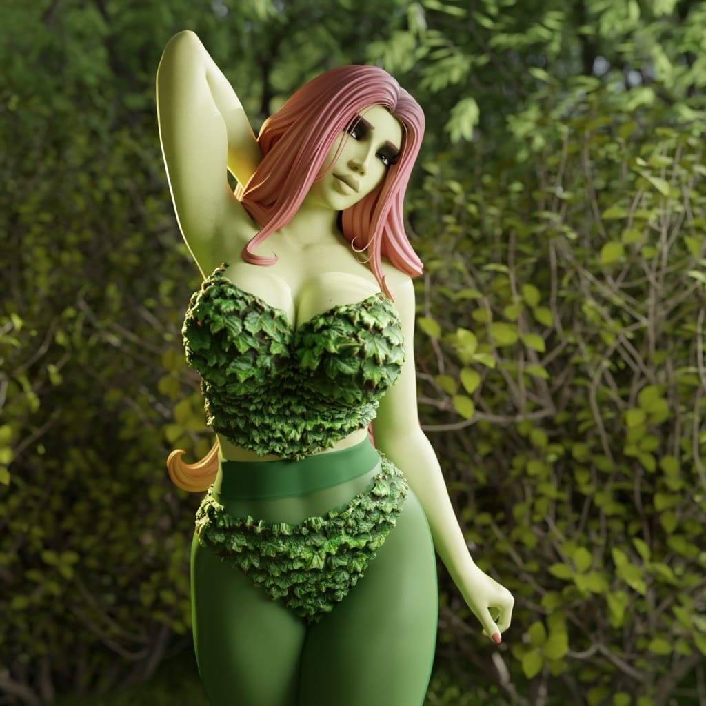 P站图纸印象馆 QB Works DC漫画 毒藤女 QB Works DC漫画 毒藤女