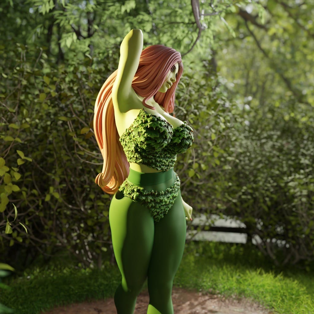 P站图纸印象馆 QB Works DC漫画 毒藤女 QB Works DC漫画 毒藤女