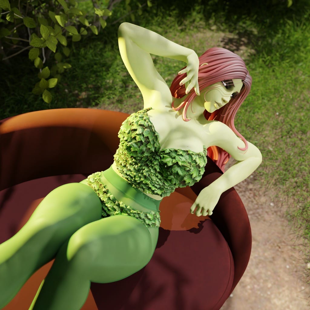 P站图纸印象馆 QB Works DC漫画 毒藤女 QB Works DC漫画 毒藤女