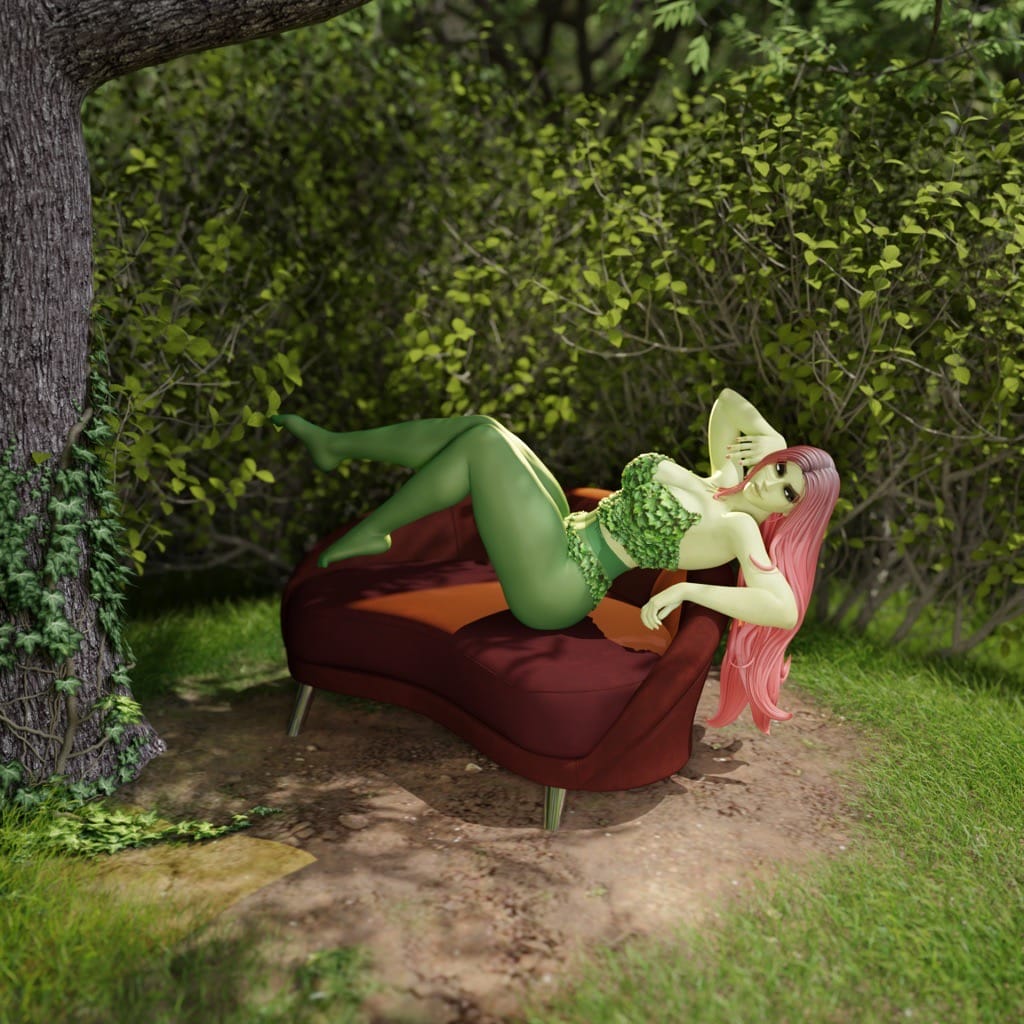 P站图纸印象馆 QB Works DC漫画 毒藤女 QB Works DC漫画 毒藤女