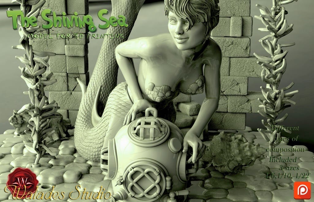 P站图纸印象馆 Walades 人鱼 Walades 人鱼