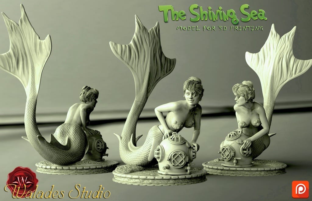 P站图纸印象馆 Walades 人鱼 Walades 人鱼