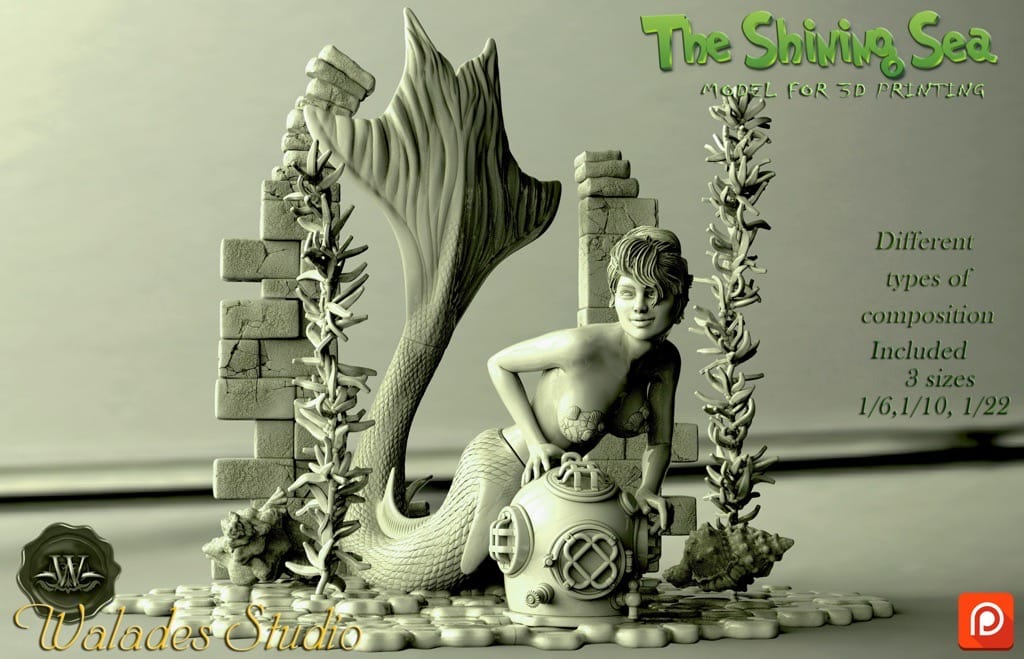 P站图纸印象馆 Walades 人鱼 Walades 人鱼