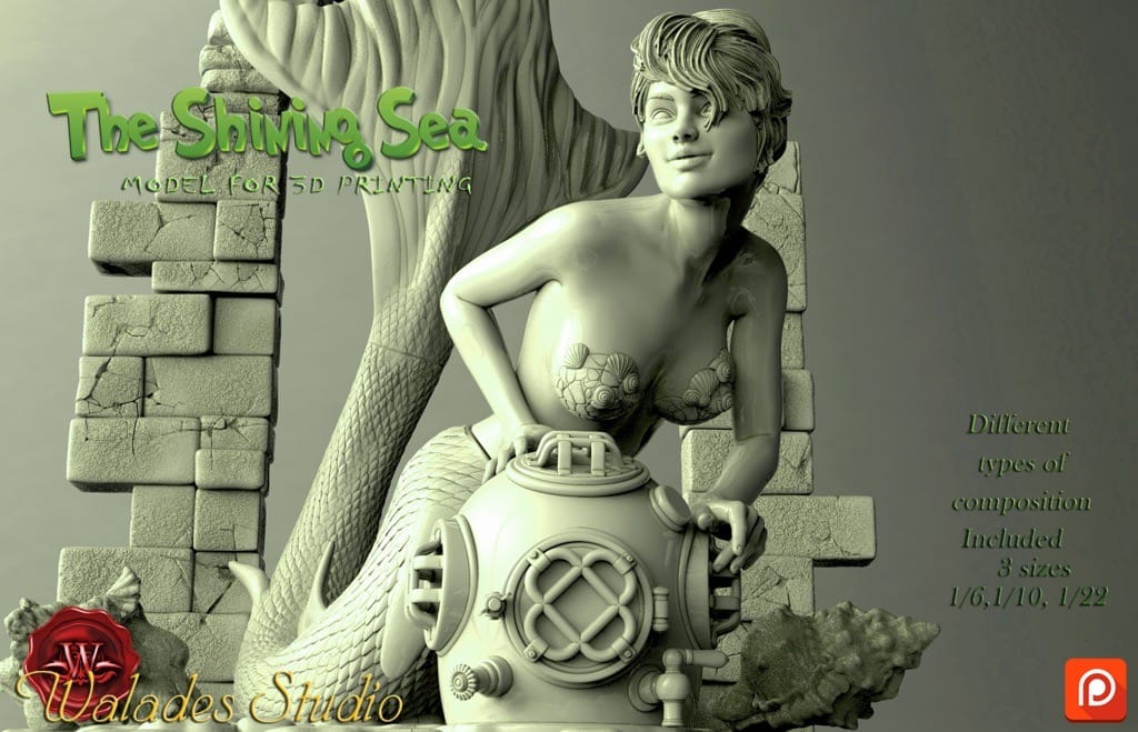 P站图纸印象馆 Walades 人鱼 Walades 人鱼