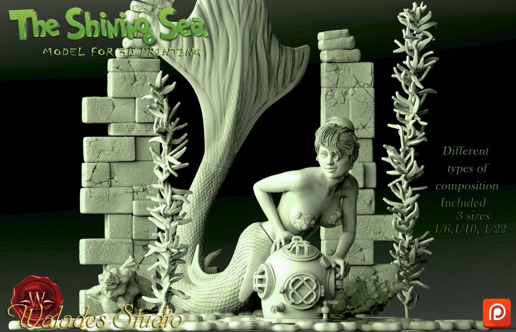 P站图纸印象馆 Walades 人鱼 Walades 人鱼