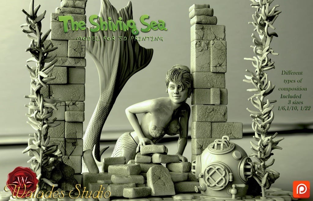 P站图纸印象馆 Walades 人鱼 Walades 人鱼