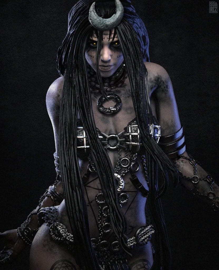 P站图纸印象馆 Soarez3D 女巫 Soarez3D 女巫