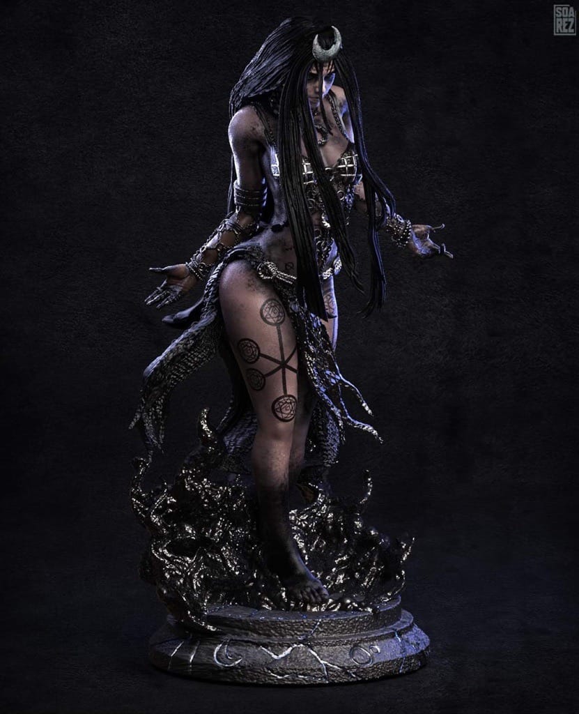 P站图纸印象馆 Soarez3D 女巫 Soarez3D 女巫