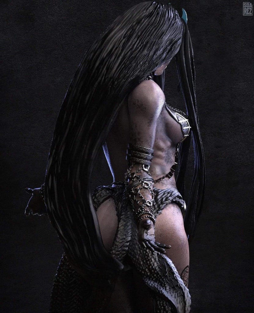 P站图纸印象馆 Soarez3D 女巫 Soarez3D 女巫