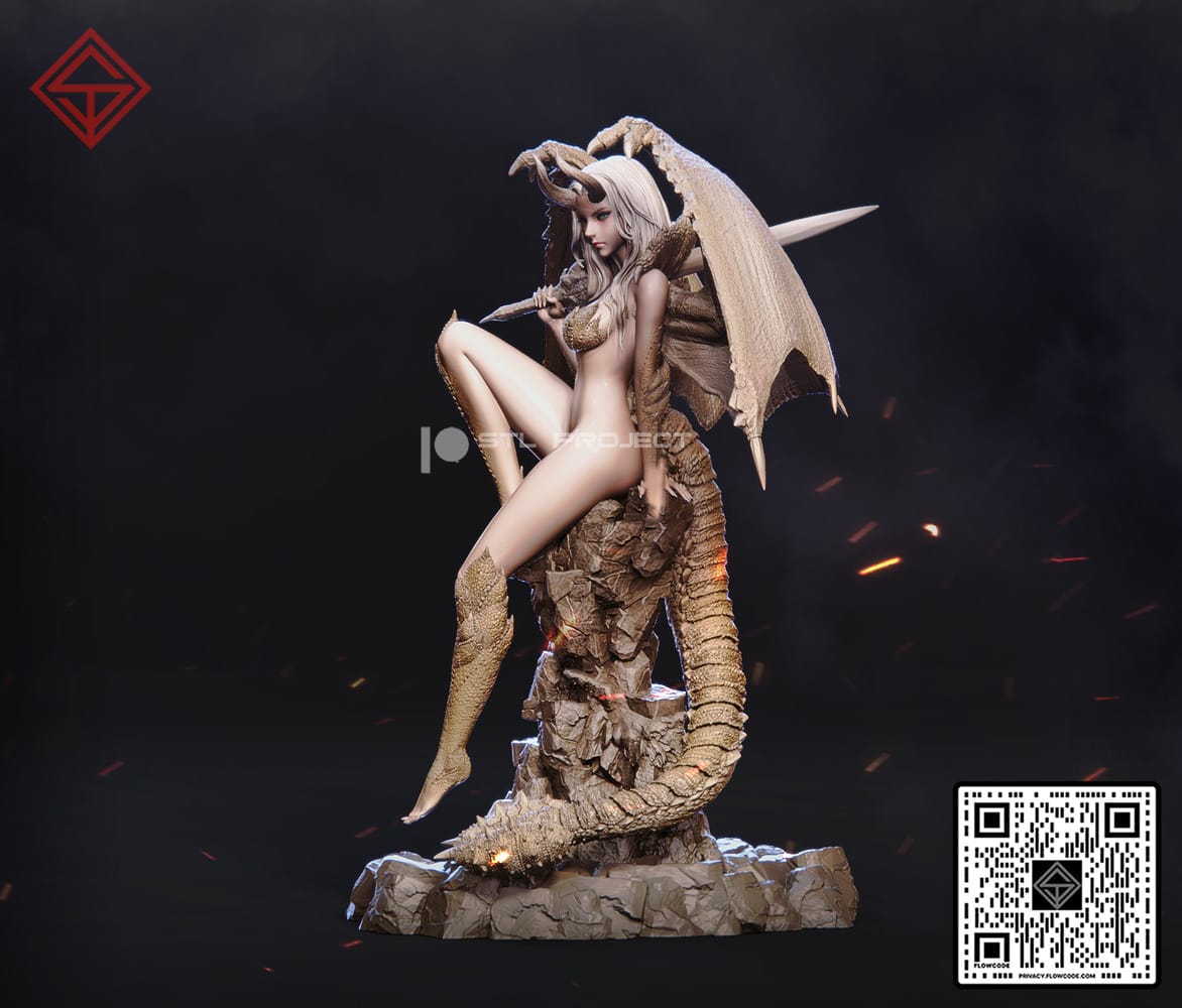 P站图纸印象馆 STL Project 小龙女 STL Project 小龙女