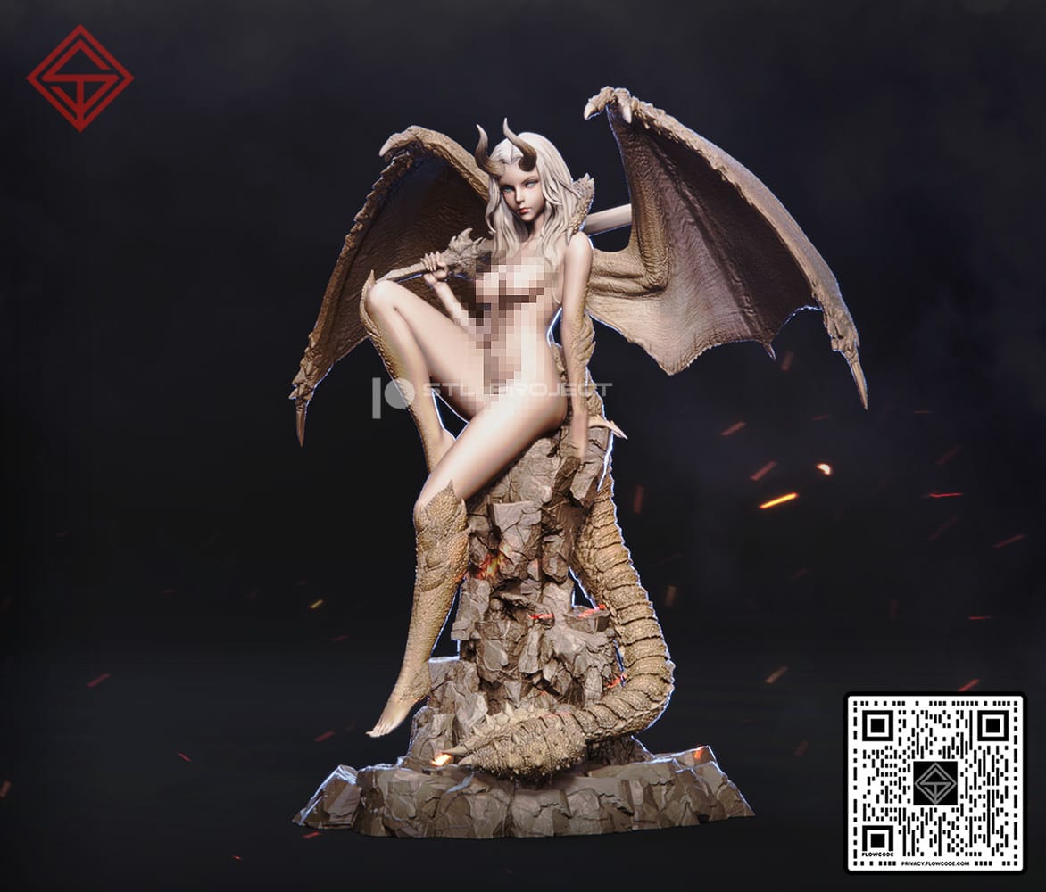 P站图纸印象馆 STL Project 小龙女 STL Project 小龙女