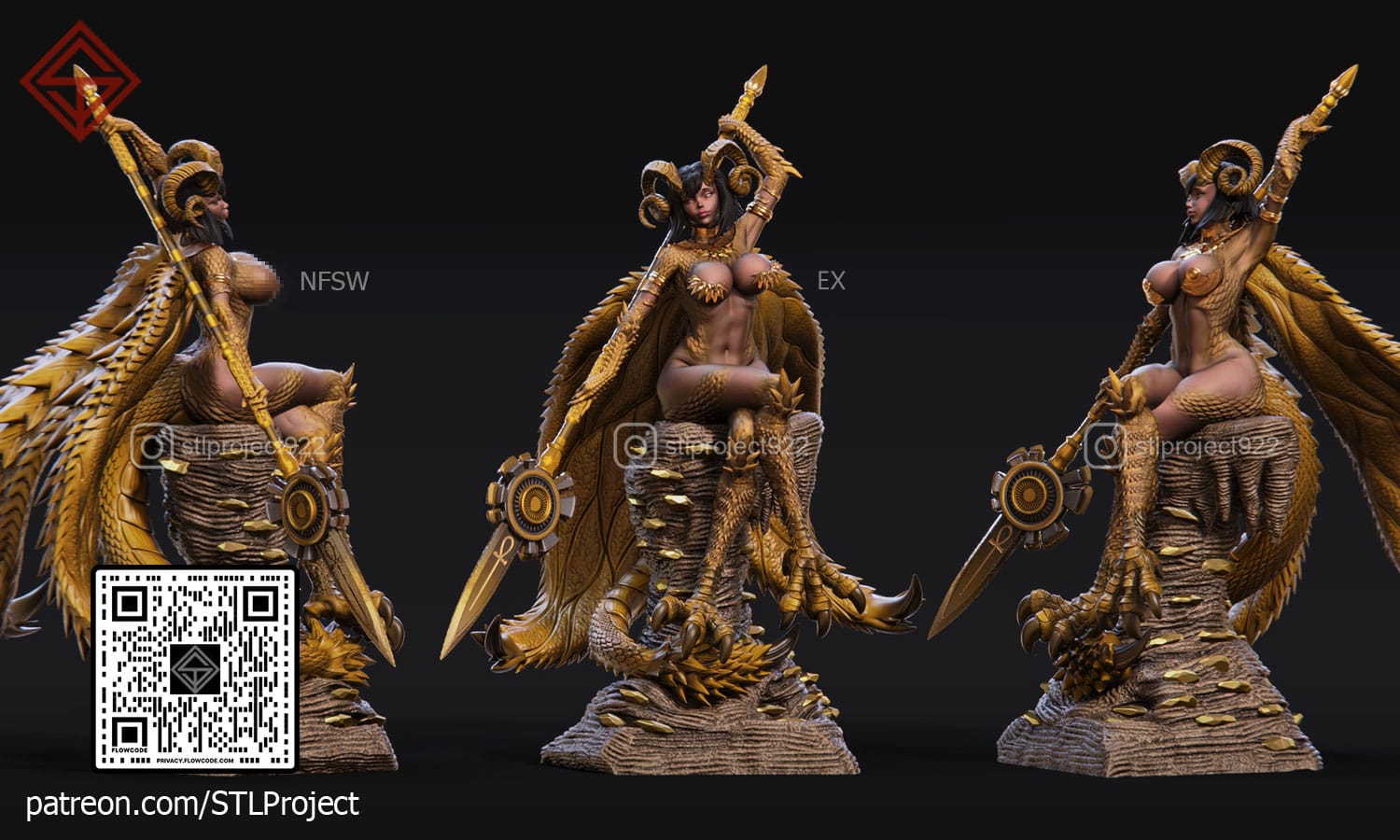 P站图纸印象馆 STL Project 绚辉龙女 STL Project 绚辉龙女