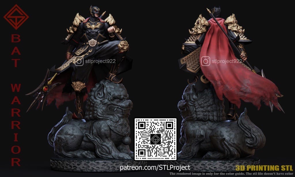 P站图纸印象馆 STL Project DC漫画 蝙蝠侠 STL Project DC漫画 蝙蝠侠