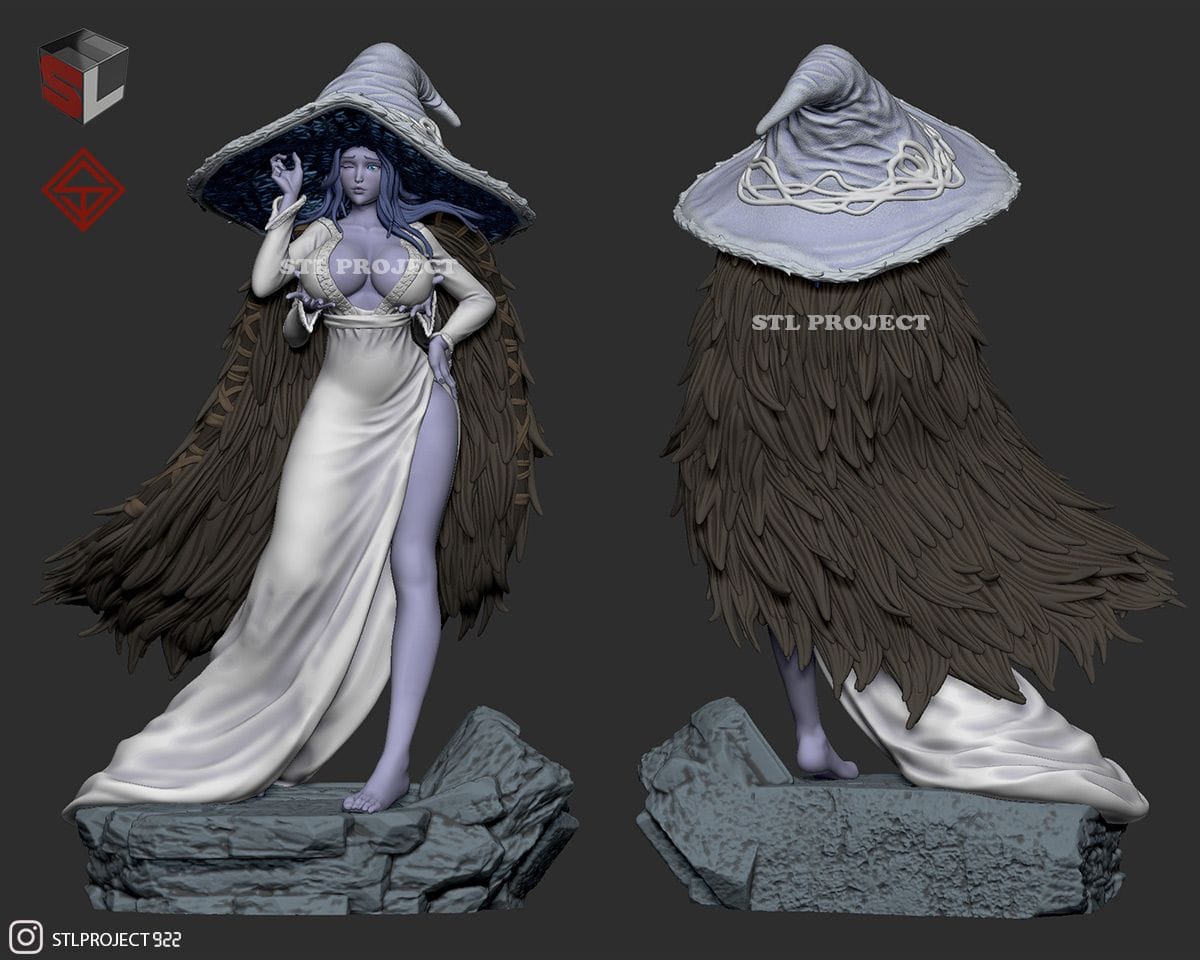 P站图纸印象馆 STL Project 艾尔登法环 菈妮 STL Project 艾尔登法环 菈妮