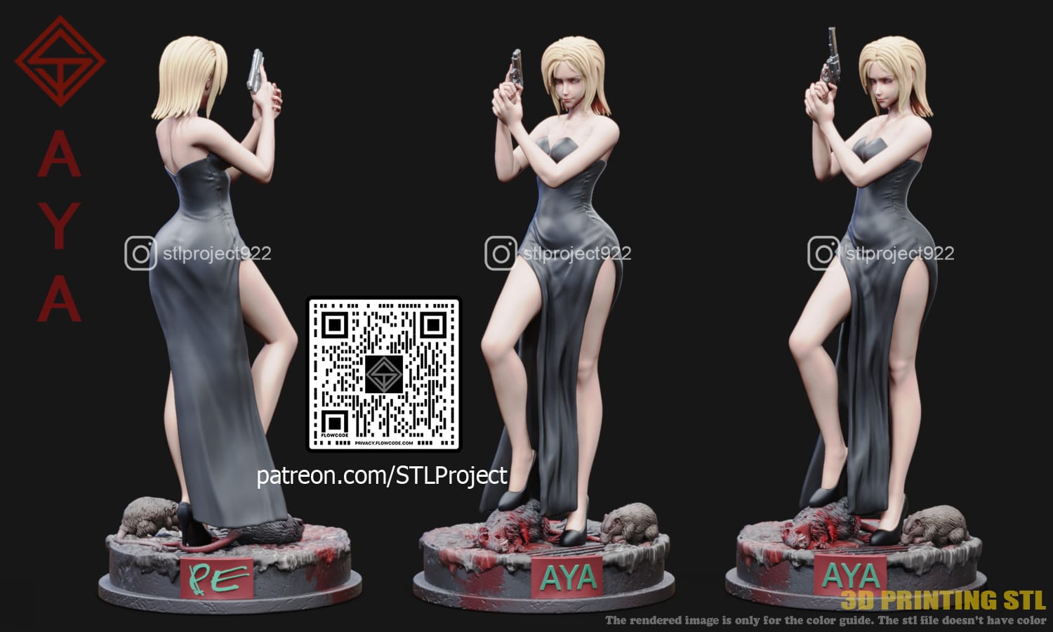 P站图纸印象馆 STL Project 寄生前夜 阿雅·布雷亚 STL Project 寄生前夜 阿雅·布雷亚