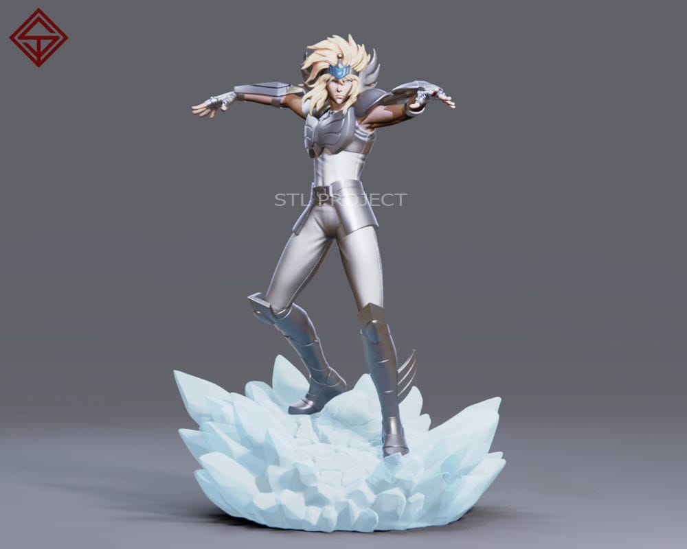 P站图纸印象馆 STL Project 圣斗士星矢 冰河 STL Project 圣斗士星矢 冰河