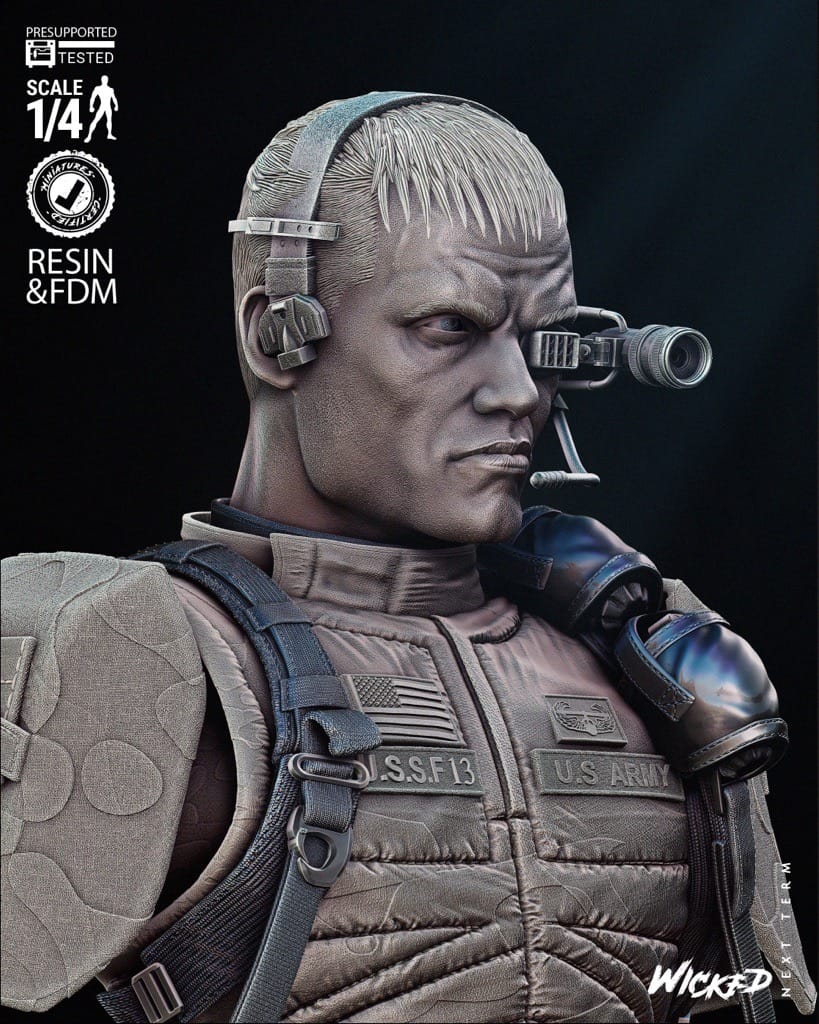 P站图纸印象馆 3DWicked 再造战士 安德鲁·斯科特 3DWicked 再造战士 安德鲁·斯科特