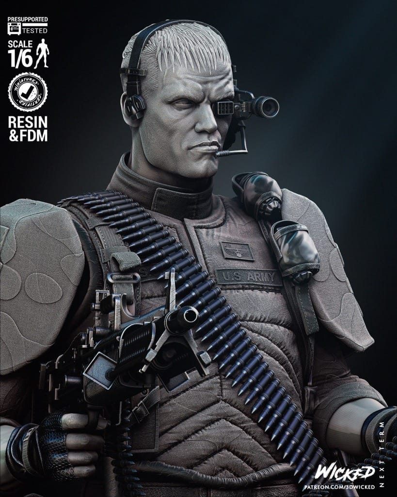 P站图纸印象馆 3DWicked 再造战士 安德鲁·斯科特 3DWicked 再造战士 安德鲁·斯科特