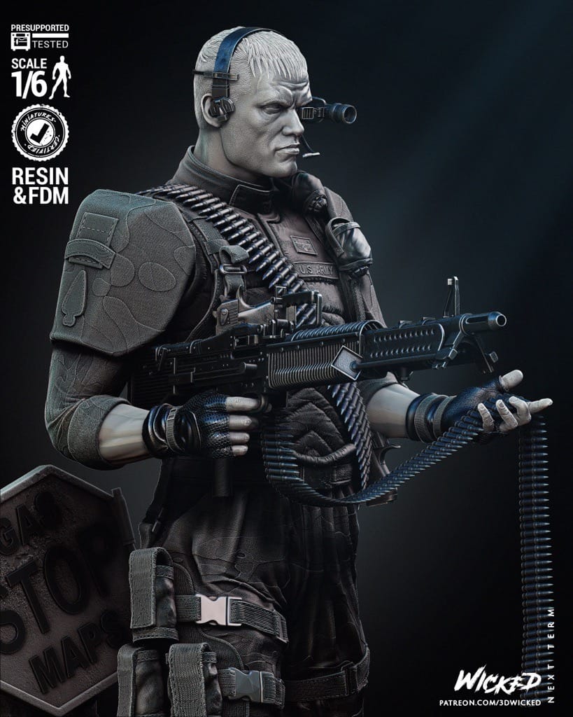 P站图纸印象馆 3DWicked 再造战士 安德鲁·斯科特 3DWicked 再造战士 安德鲁·斯科特