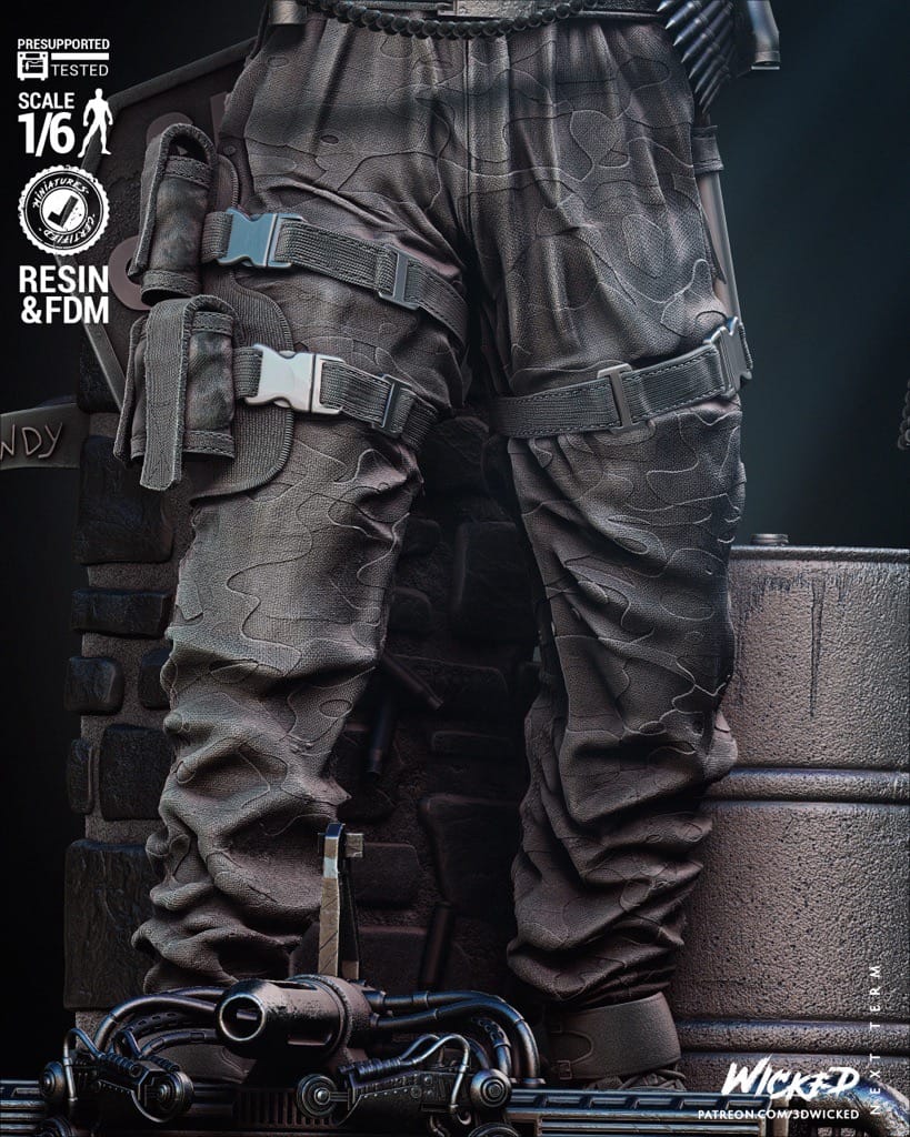 P站图纸印象馆 3DWicked 再造战士 安德鲁·斯科特 3DWicked 再造战士 安德鲁·斯科特