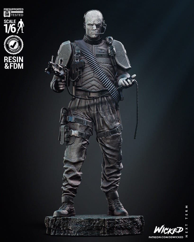 P站图纸印象馆 3DWicked 再造战士 安德鲁·斯科特 3DWicked 再造战士 安德鲁·斯科特