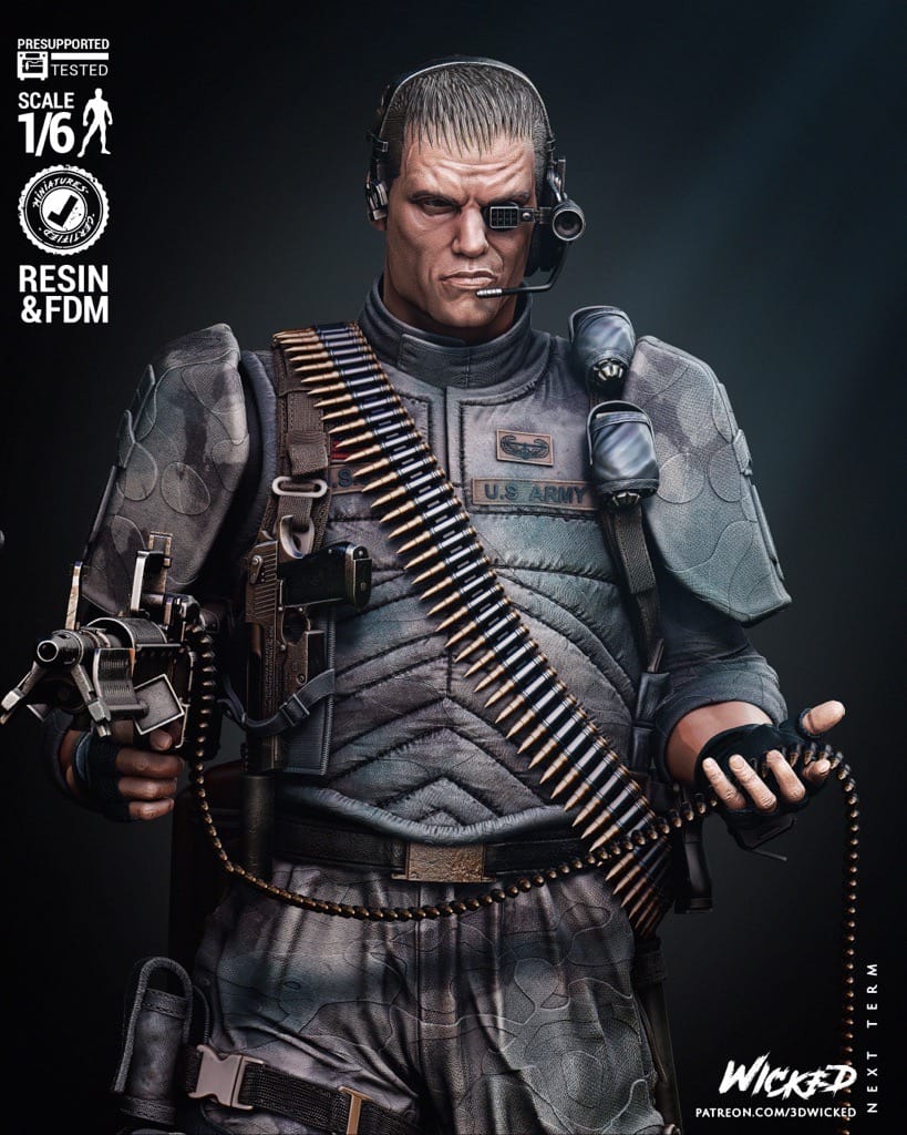 P站图纸印象馆 3DWicked 再造战士 安德鲁·斯科特 3DWicked 再造战士 安德鲁·斯科特